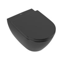 Унитаз Villeroy & Boch Subway 2.0 5614R0R7 подвесной, безободковый, Pure Black с покрытием CeramicPlus