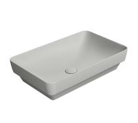 Раковина GSI Pura 883717 накладная, 60x38 см, цвет Cenere Matte