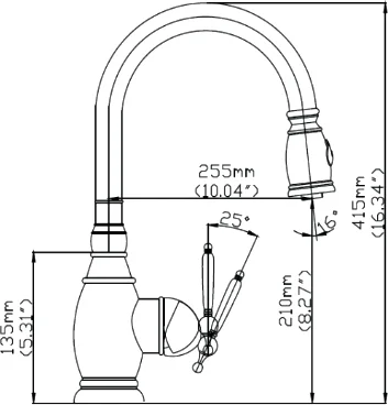 смеситель для кухни seaman eco koblenz ssn-2168p