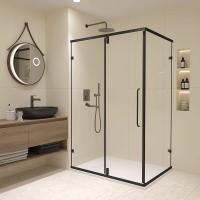 Душевой уголок RGW Classic CL-046B 100х80 профиль черный, стекло прозрачное