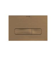 Кнопка смыва для унитаза Kludi Unifix 30PP01N1 АБС-пластик, цвет брашированная бронза