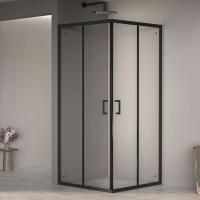 Душевой уголок RGW Passage PA-030B 3508103077-14 70х70х195 профиль черный, стекло прозрачное