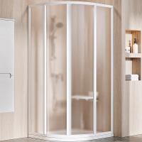 Душевой уголок Ravak Supernova SKCP4-90 90×90 3117O102ZG профиль белый, стекло Sabina Grape