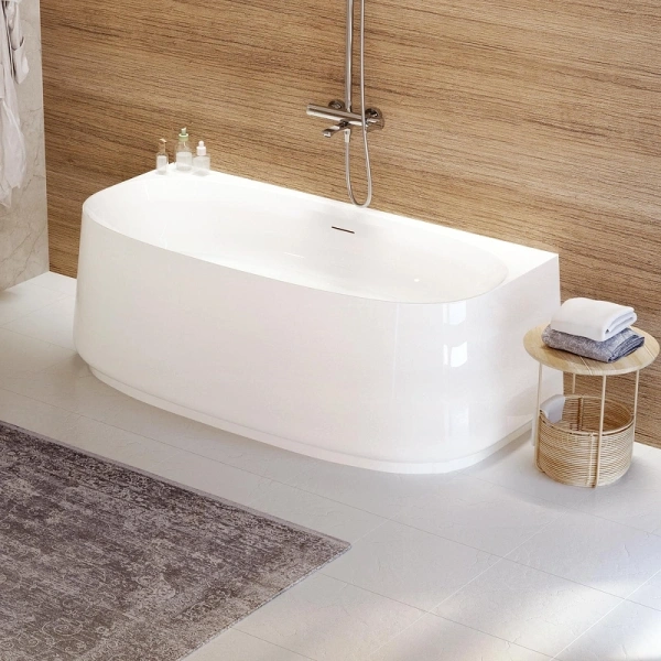 акриловая ванна cezares lux 170х80 czr-lux-wall-170-80-58 цвет белый