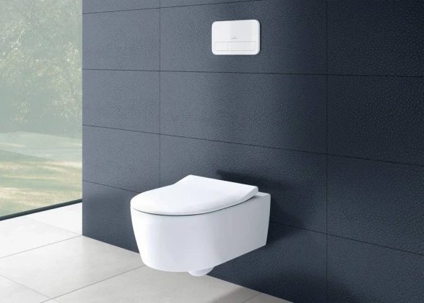 унитаз villeroy&boch avento 5656rs01 подвесной, с сиденьем микролифт, тонкое, белый