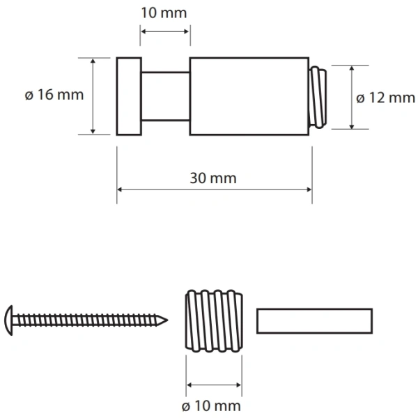Крючок Bemeta Graphit 156506092 для ванны, графит матовый